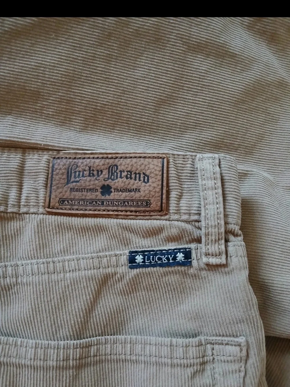 Lucky Brand Men's Corduroy Pants in Tan Sz 36/34